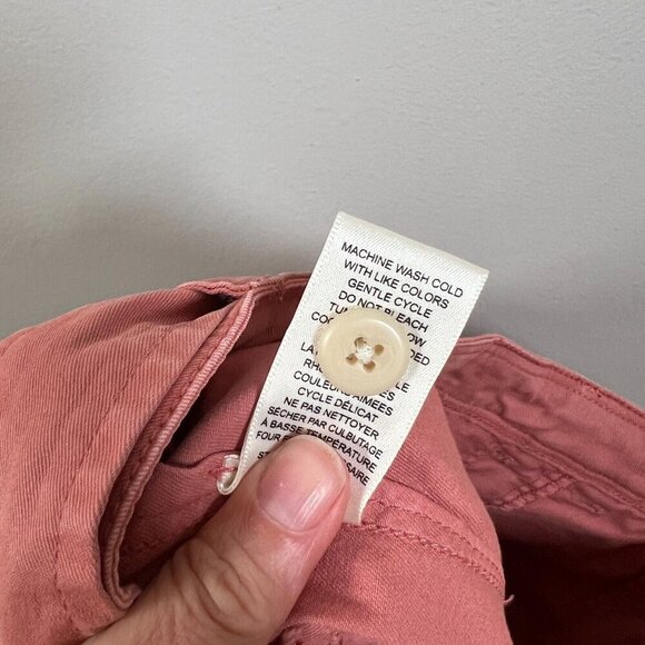 Rebecca Taylor La Vie Patrice High Waist Pants Size 26 Pink Belted Work Office - Picture 11 of 11